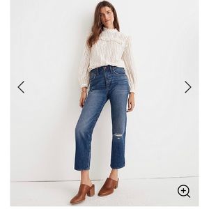 MADEWELL LNWOT classic straight jeans